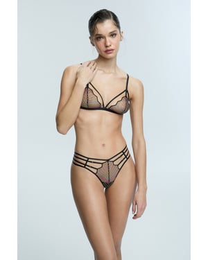 Broderad spets-bandeau