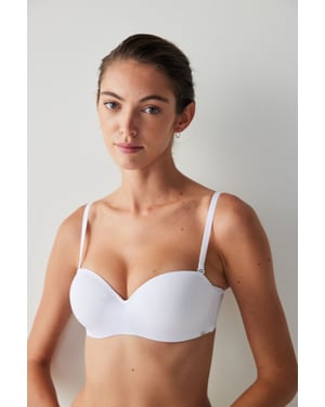 Strapless Gevoerde Jersey Beha