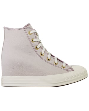 Converse Chuck Taylor Wedge Hi Womens Dust Pink Plimsolls