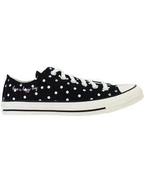 Converse Chuck Taylor All Star Polka Dots Womens Black Plimsolls