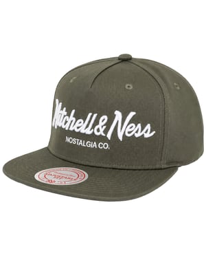 Mitchell & Ness Pinscript Green Cap