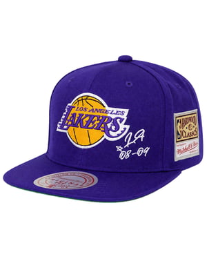 Mitchell & Ness NBA Los Angeles Lakers Jersey Love Purple Cap