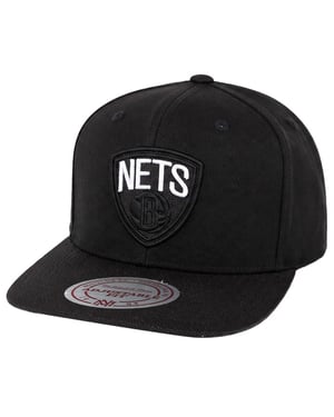 Mitchell & Ness NBA Brooklyn Nets Full Dollar Black Cap