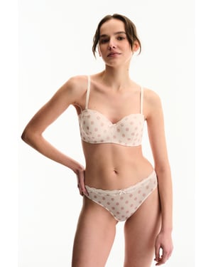 Polka Dot Underwire Bra