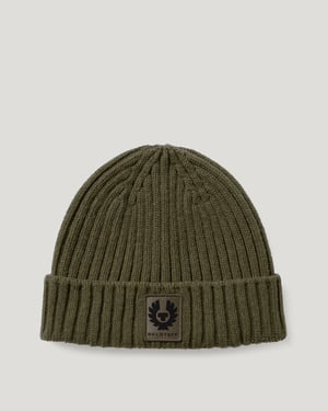 Logo Detail Hat in Olive