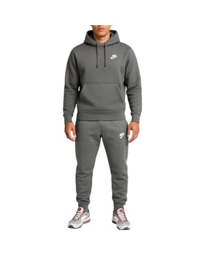 NIKE Club Mens Fleece Tracksuits Hoodie Joggers Sweats Loose Fit Funnel Neck