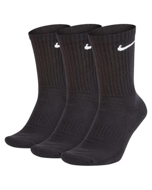 Nike SX7664 Mens Crew Socks Everyday Cushioned 3 Pack Dri-Fit Trainers Socks