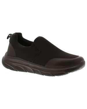 Focus Mens Trainers Jersey Textile Upper Wilkie Slip On black