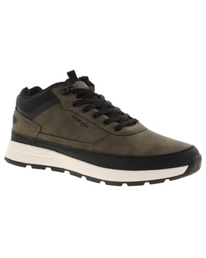 Wrangler Mens Casual Shoes Carver Lace Up brown