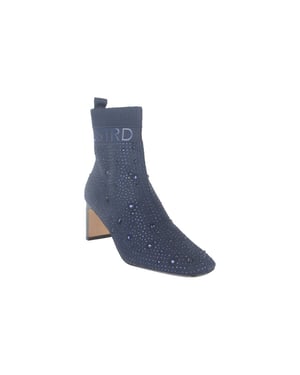 La Strada 2151725-4560 navy blue dames enkellaarzen gekleed