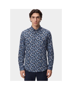 Bos Bright Blue Overhemd heren 21241/blue