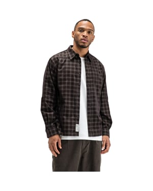 Butcher of Blue Judd cord small check shirt