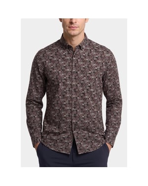 Bos Bright Blue Overhemd heren 21245/bordeaux