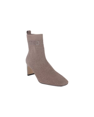 La Strada 2101725-4520 dk brown/bronze dames enkellaarzen gekleed
