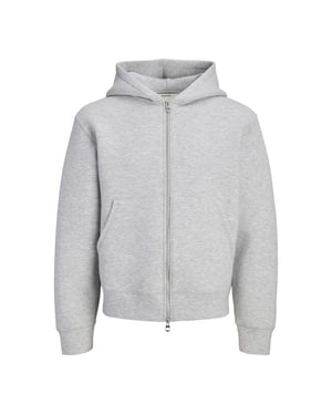 Jack & Jones Heren hoodie met rits jcolegacy effen