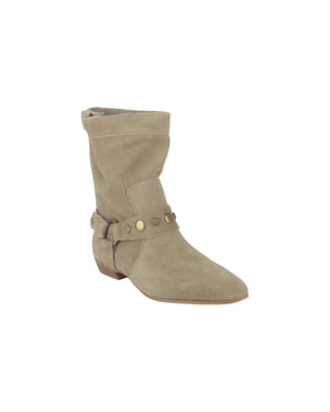 La Strada 2580571-0271 kaki dames enkellaarzen gekleed