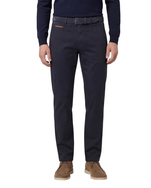 Broek Gardeur Benny donkerblauw flatfront