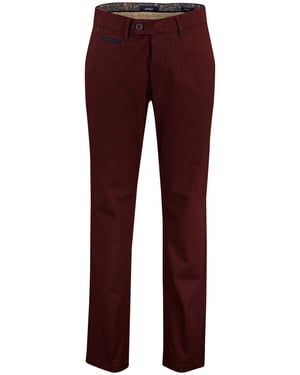 Broeken Gardeur Benny bordeaux flatfront