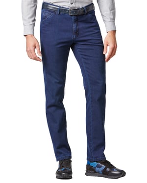 Broek Meyer Chicago blauw spijker