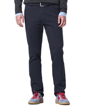 katoenen broek Meyer Oslo donkerblauw