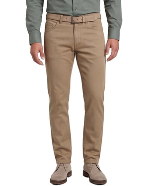 Meyer Dublin bruin pantalon katoen 5-pocket