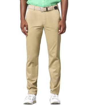 katoenen broek Meyer New York beige