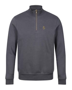 Luke 1977 Higgs Quarter-Zip Sweat Grey