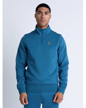 Luke 1977 Men's Ttpqr Quarter-Zip Sweat in Blue