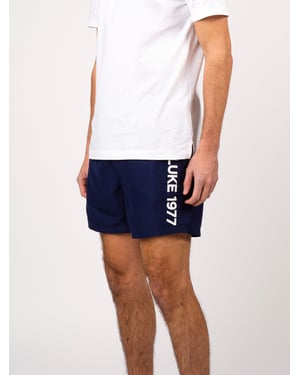 Luke 1977 Men's Side On Swim Shorts in Navy