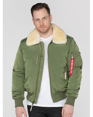 Alpha Industries Herr Injector III Flygjacka i Salvia Grön