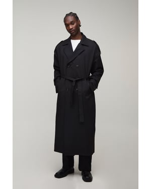 Tall Oversized Twill Trench Coat