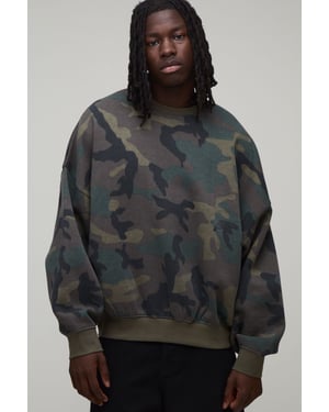 Batwing Camo Crew Neck Sweatshirt