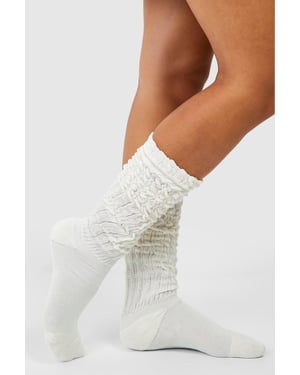 Single Knitted Slouchy Socks