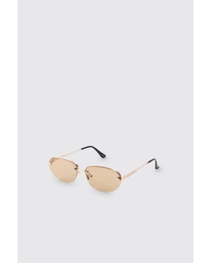 Oval Tinted Sunglasses