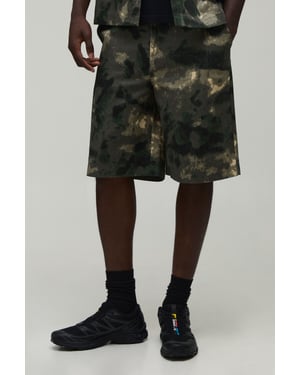 Parachute Fit Camo Twill Co-ord Short