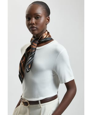 Silk Printed Square Scarf