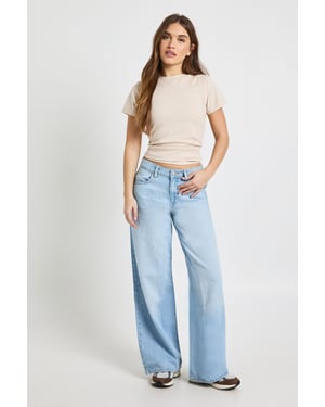 Basics Mid Waist Boyfriend Jean