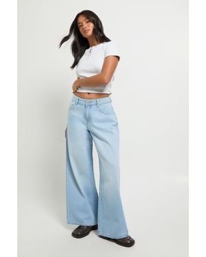 Petite Basics Mid Waist Boyfriend Jean