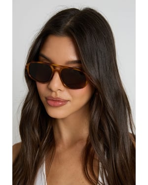Tortoise Shell Aviator Sunglasses