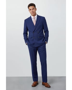 French Navy Essential Double Breasted Blazer
