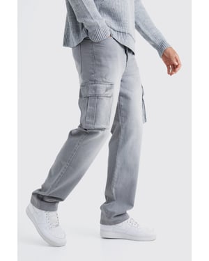 Tall Relaxed Rigid Cargo Jeans