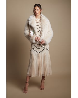Natural Occasion Short Faux Fur Coat
