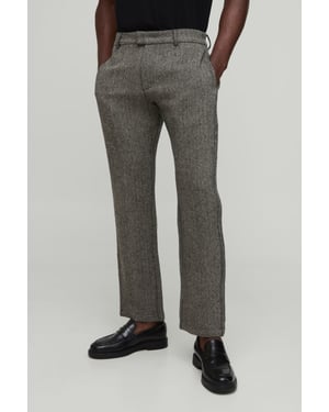 Slim Fit Herringbone Tailored Trouser