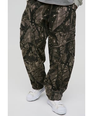 Balloon Forest Camo Cargo Trousers