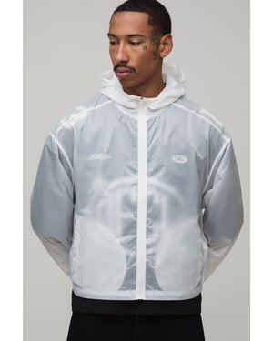 Oversized Translucent Ripstop Sports Cagoule