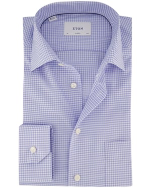 Overhemden Eton Classic Fit lichtblauw
