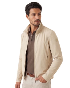 Colmar zomerjas effen creme slim fit