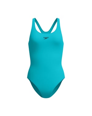 Speedo Dames Medalist Effen Endurance+ Eénstuk Badhuis (Lichtblauw)