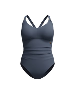 Speedo Dames V-hals Shaping Badpak (Grijs)