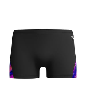 Speedo Heren Digitale Print All-Over Print Zwemshorts (Zwart/Multi-kleur)